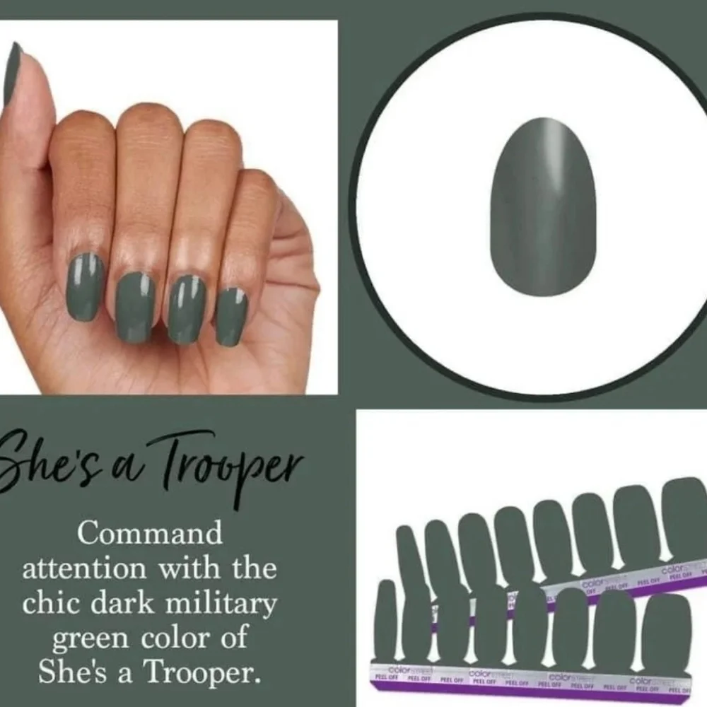 Color Street Nail Polish Strips - She's A Trooper & Over the Moon - Picture 3 of 4